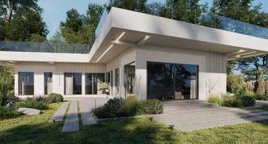 Фото №1. Новый современный коттедж